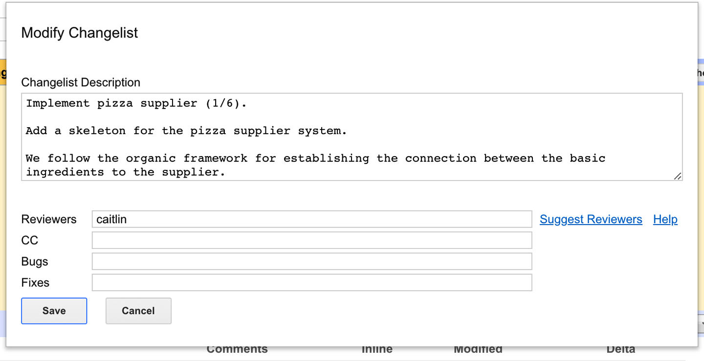 Requesting reviewers
