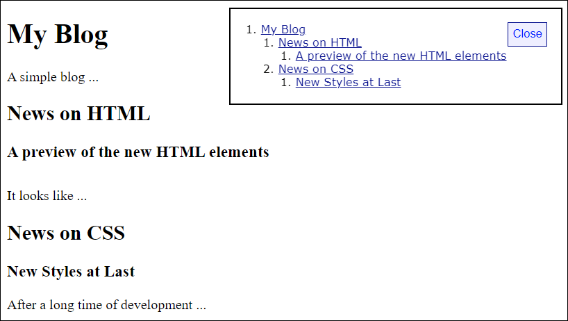 JavaScript h5o from Google during Execution