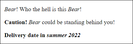 Different Ways to Emphasize or Highlight a Text Using <em> and <strong>