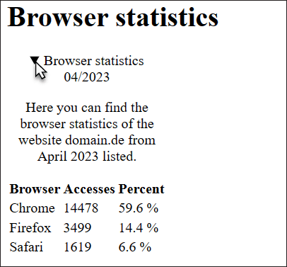 Expanding and Collapsing Information Thanks to the HTML Elements <details> and <summary> (Example in /examples/chapter005/5_1_6/index2.html)