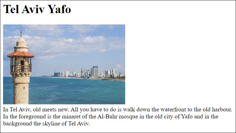 The Image Was Scaled Down by the Web Browser Using the “width” and “height” Attributes