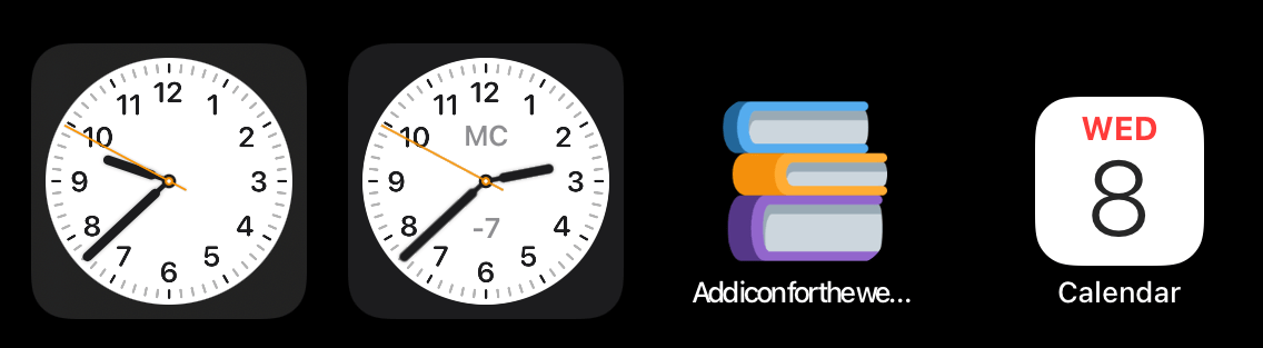 The Apple Touch Icon in the Right Side of an iPad