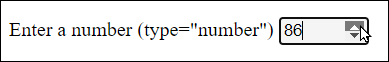 An Input Field for Numbers