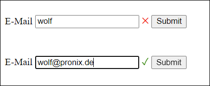 Invalid and Valid Email Addresses