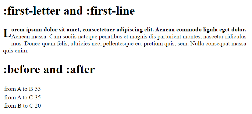 The Pseudo-Elements in Use