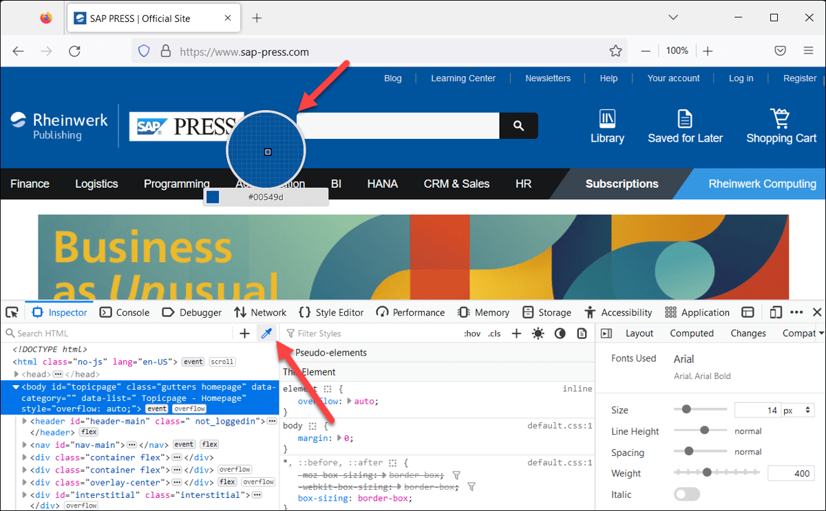 Firefox Color Picker