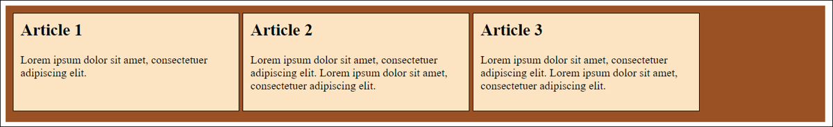 “justify-content: flex-start;” Allows You to Arrange the Elements Left-Justified