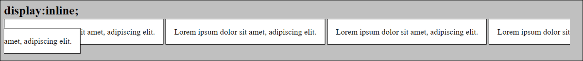 “inline” Boxes Can Also Extend across Multiple Lines