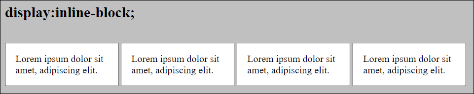 Here, I’ve Set the Behavior of the <p> Elements to “display:inline-block;”