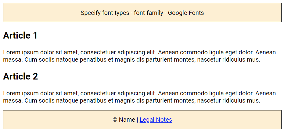 Here, the Roboto Font from Google Fonts Was Downloaded and Embedded