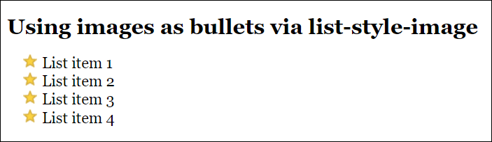 You Can Use a Graphic as a Bullet Point with the CSS Feature “list-style-image”
