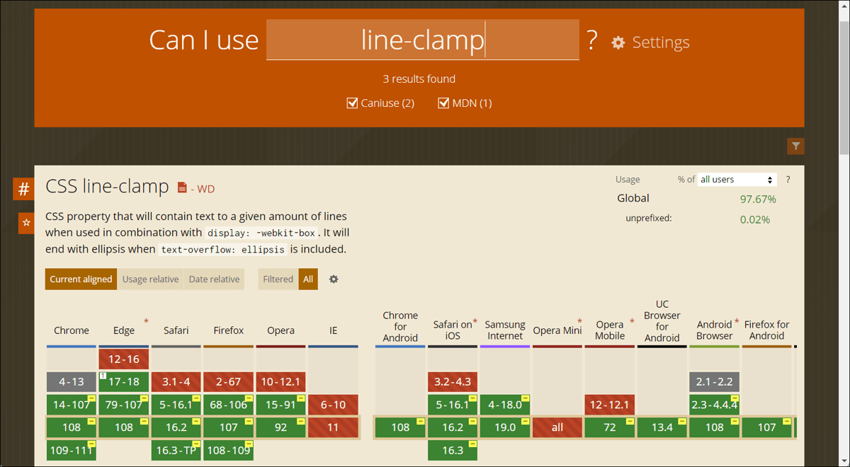 The Web Database www.caniuse.com Is Very Useful When It Comes to Determining Which Web Techniques Can Be Used with Which Web Browser