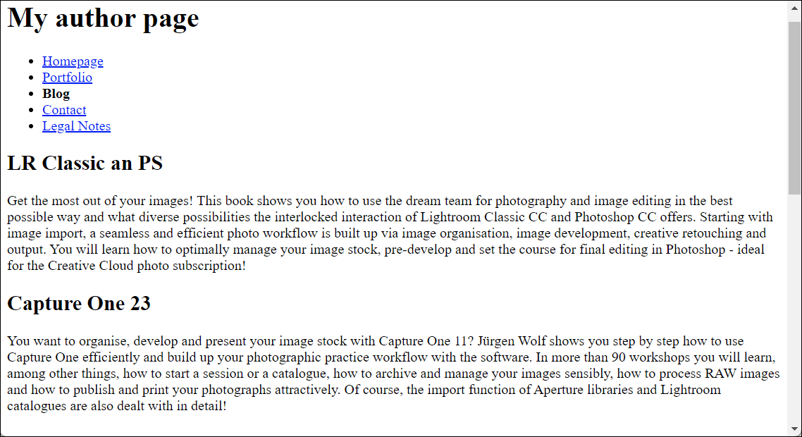 For Example, This Is What the Built-In Stylesheet Looks Like in the Chrome Web Browser
