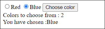 Evaluation of Radio Buttons Using the “getElementsByName()” Method