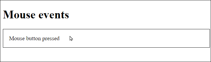 Responding to Events