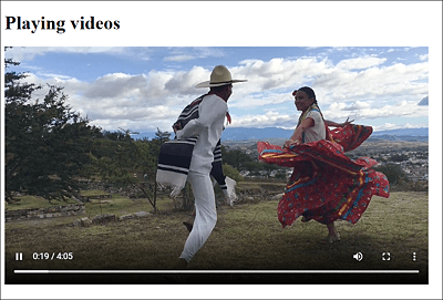 Playing a Video Is Hardly a Problem Anymore Thanks to the <video> Element