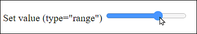 A Slider for Entering Numbers