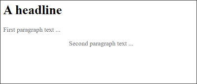 Result of Combining Style Statements within an HTML Tag in the <style> Section of the Document Head and in a Separate CSS File