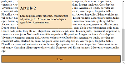 When You Start Scrolling the Web Page, the Difference Becomes Obvious Because the Element Won’t Move