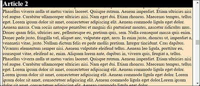 The Heading Will Stick until It Encounters Another Heading for Which “position” Also Equals “sticky”