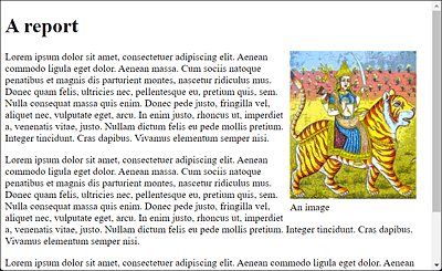 Here, the <figure> Element Has Been Set to the Value “right” Using “float”, and Consequently the Image It Contains Is Right-Aligned