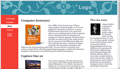 The Image Size Now Also Adapts to the Screen Width and Is Displayed Relative to the <article> or <aside> Element in the Corresponding Size (here, 40%)