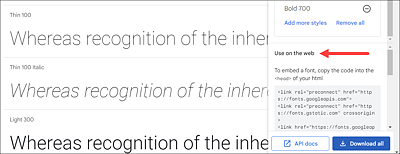A <link> Element or an “@import” Statement Enables You to Add the Code to the Website via Copy and Paste
