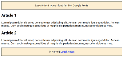 Here, the Roboto Font from Google Fonts Was Downloaded and Embedded