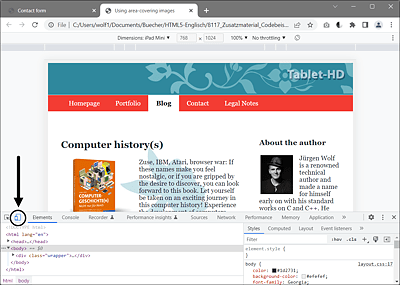 Testing Screen Sizes Using Google Chrome