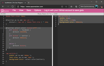 Sassmeister Is Perfect for Learning Sass without Having to Use It in the Project Right Away