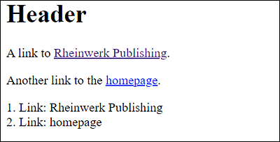 Finding All Hypertext Links in an HTML Document