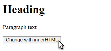 The HTML Document in Its Original State