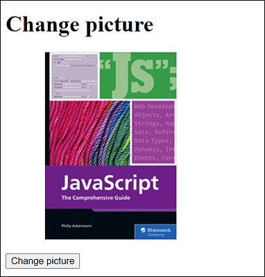 In This Example, the “src” and “old” Attributes of the <img> Element Are Changed So the Image Gets Replaced